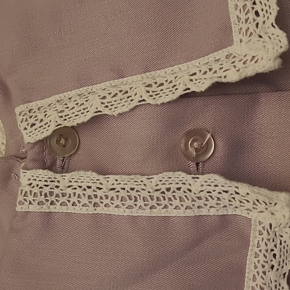 EUC VTG Nicole Dorissa Internation Girls Soft Lavender Pinafore Dress - Picture 17 of 17